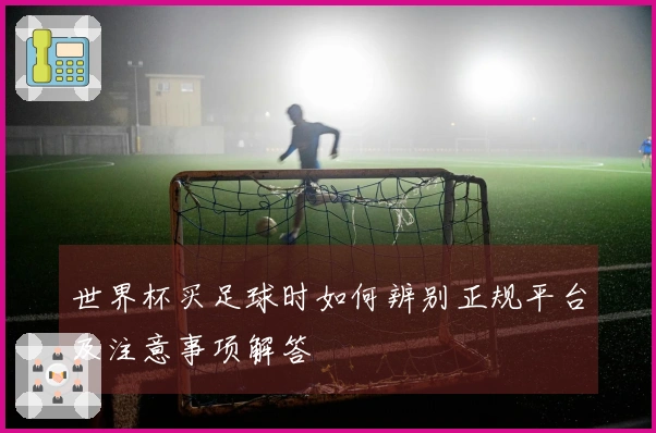 世界杯买足球时如何辨别正规平台及注意事项解答